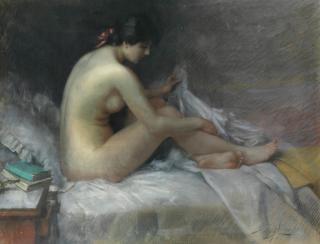 Delphin Enjolras - Nude On A Bed