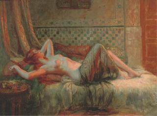 Delphin Enjolras - Reclining In The Harem