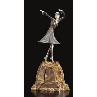 Demeter H. Chiparus - \'Miro\': A Bronze And Ivory Figure