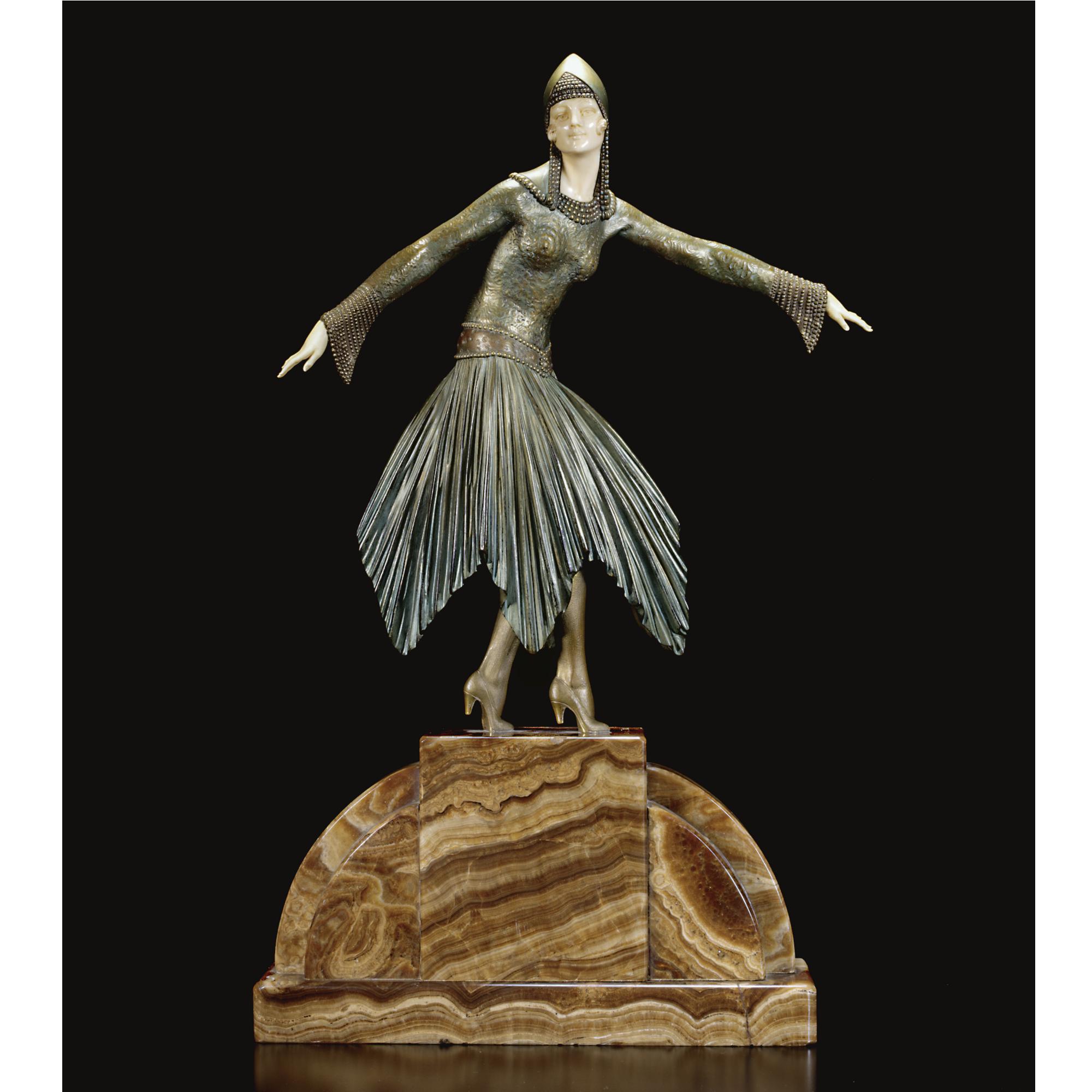 Demeter H. Chiparus - \'Starlight\': A Bronze And Ivory Figure