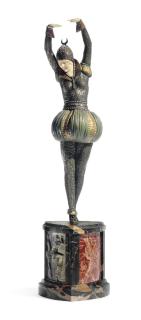 Demetre Chiparus - \'Bayadère\' A Cold-Painted Bronze And Ivory Figure, Circa 1925**