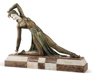 Demetre Chiparus - Exotic Dancer Sculpture, Circa 1920