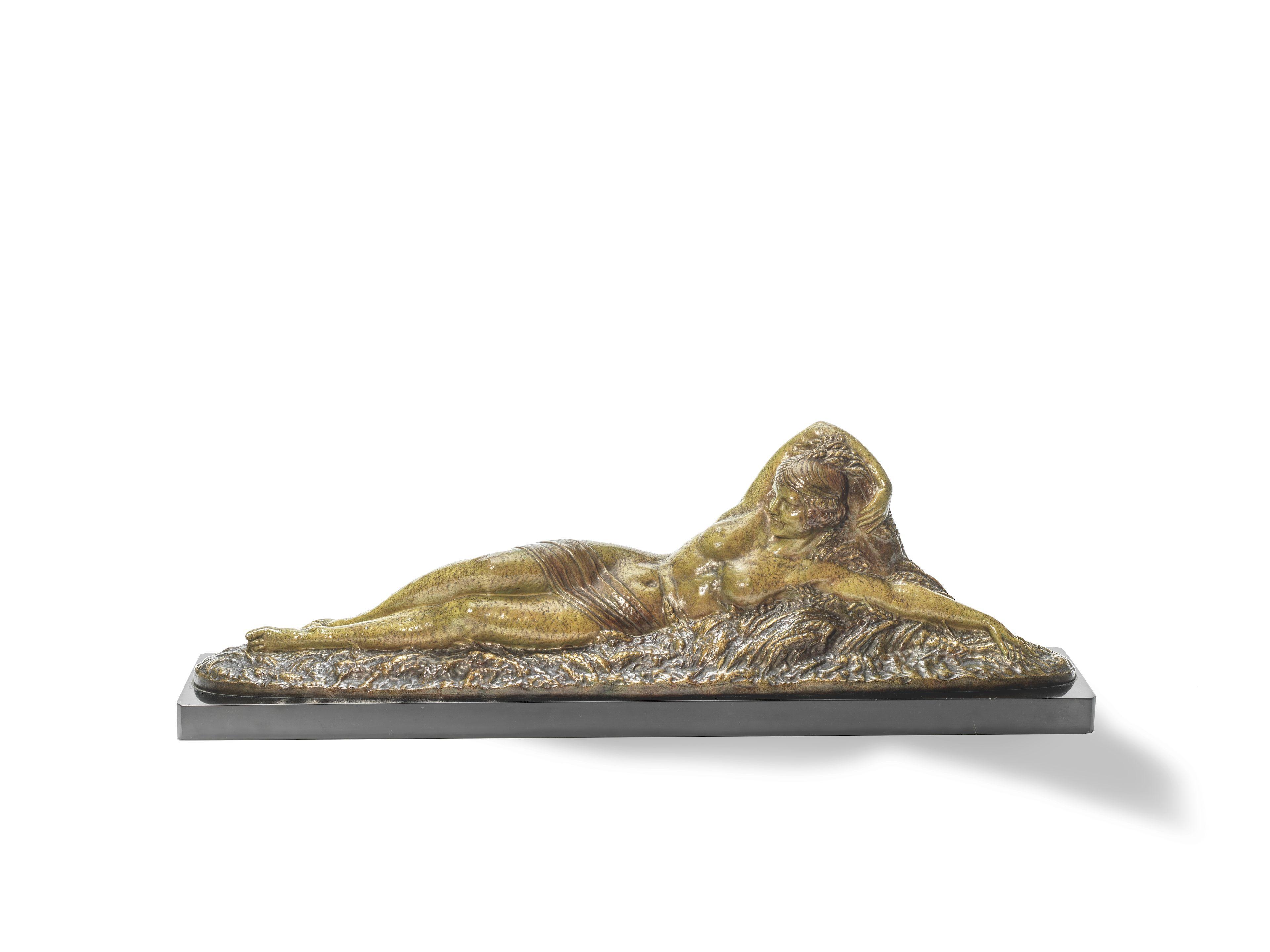 Demetre Chiparus - Reclining Female Figure, Circa 1925