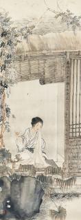 Deng Fen - Lady Sewing
