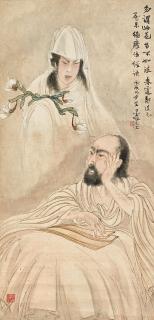 Deng Fen - Luohan and Guanyin