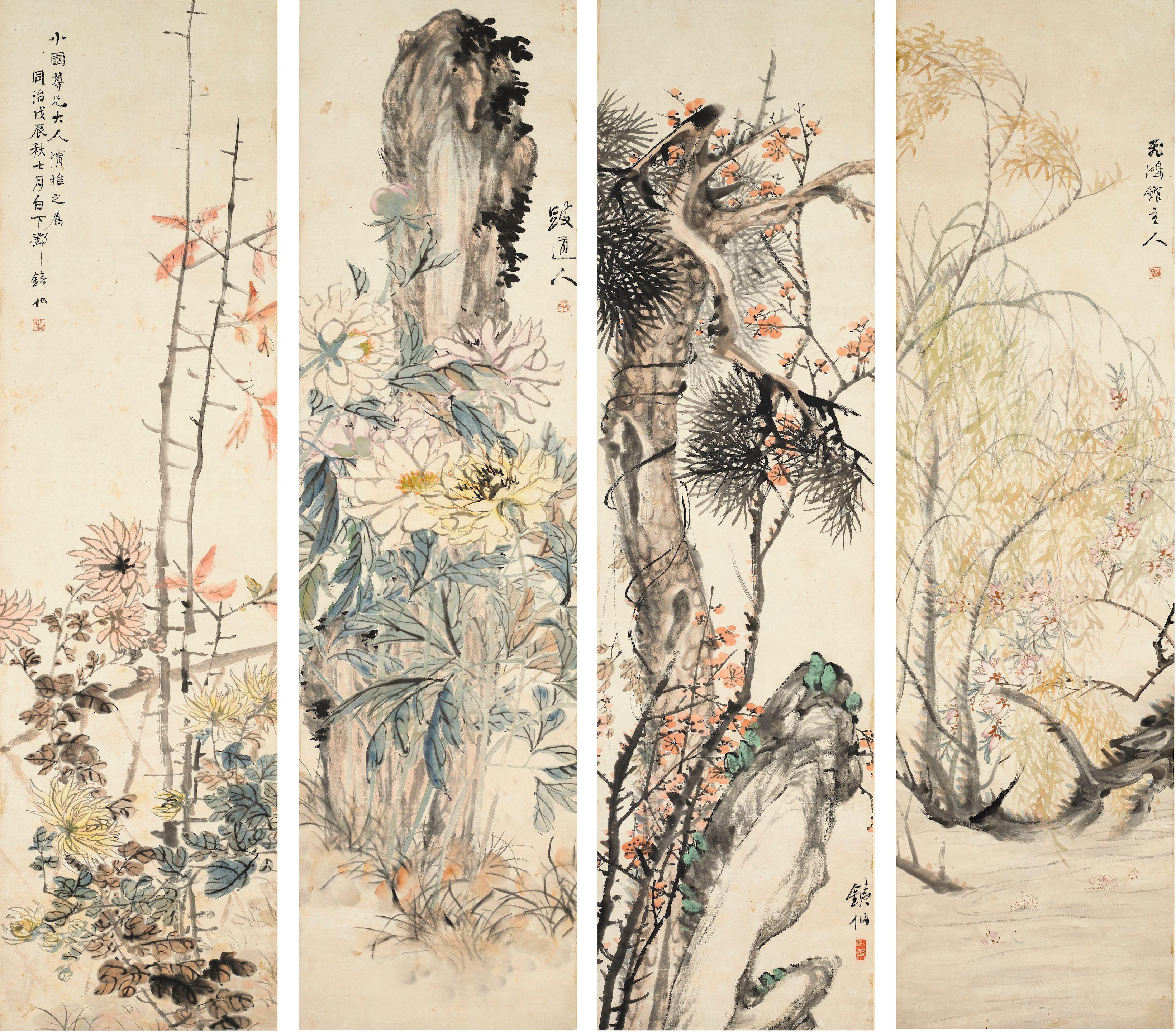 Deng Qichang - Flowers