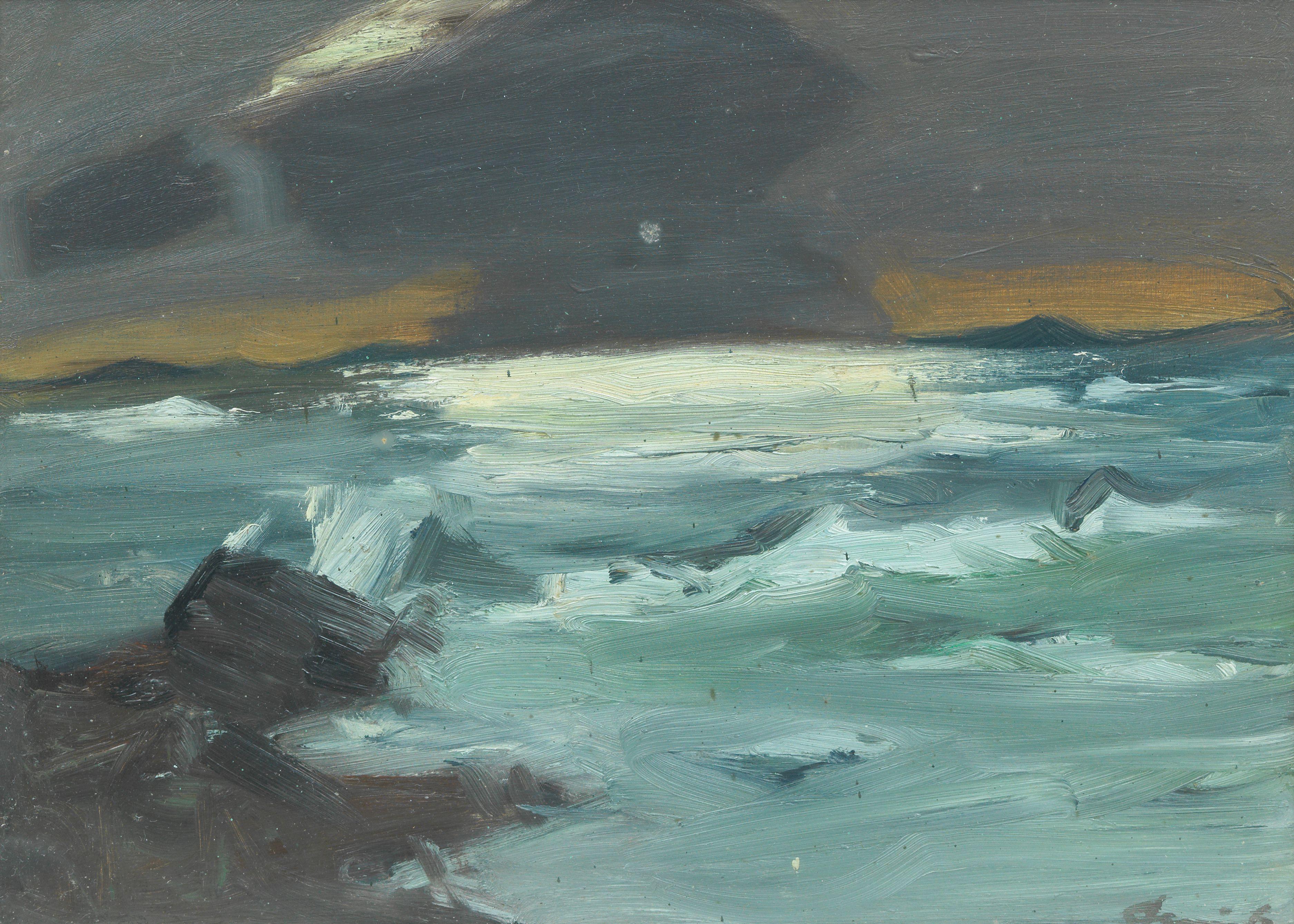 Denis Peploe RSA - Approaching Storm, Barra