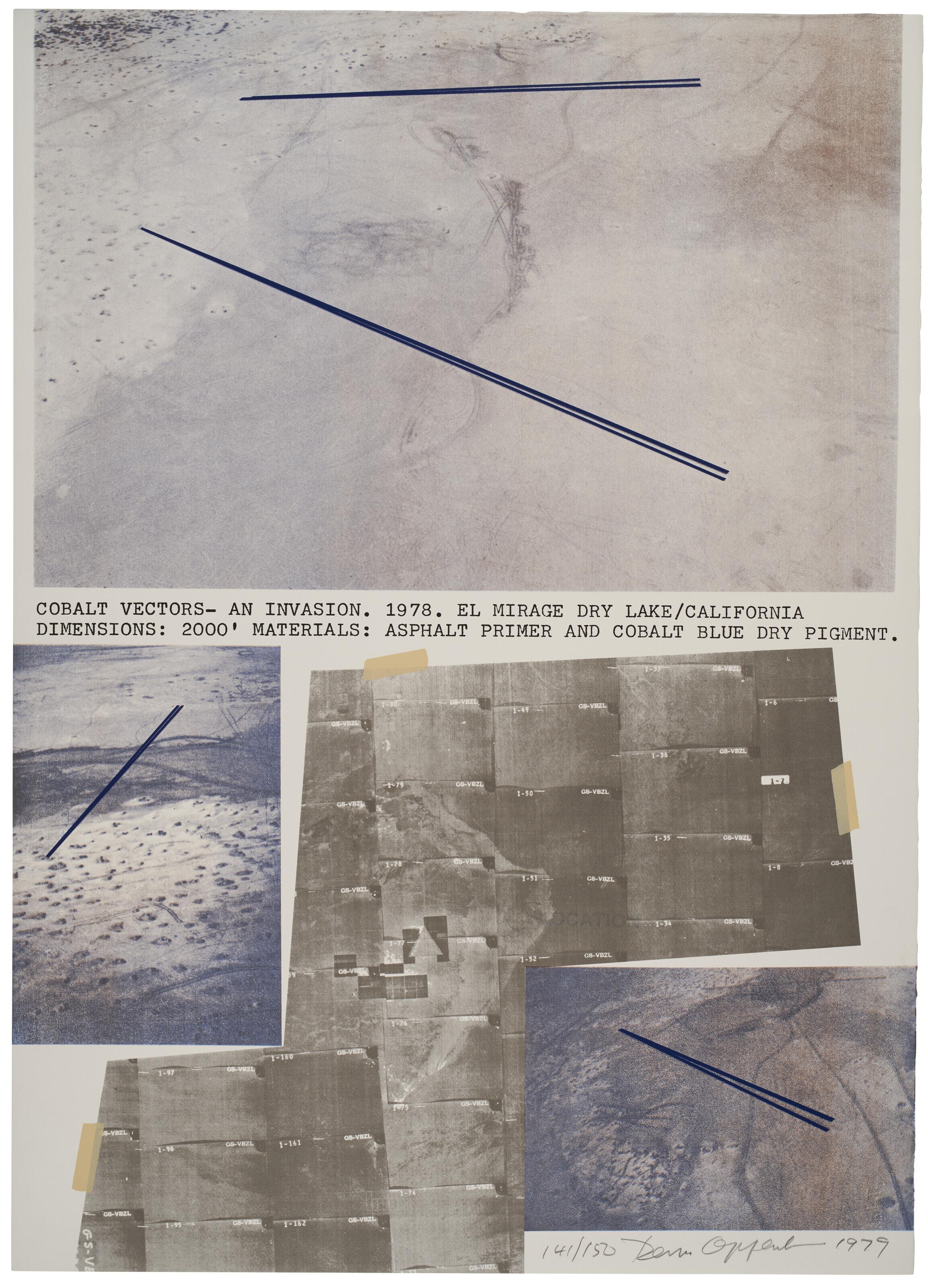 Dennis A. Oppenheim - Eight prints by the artist