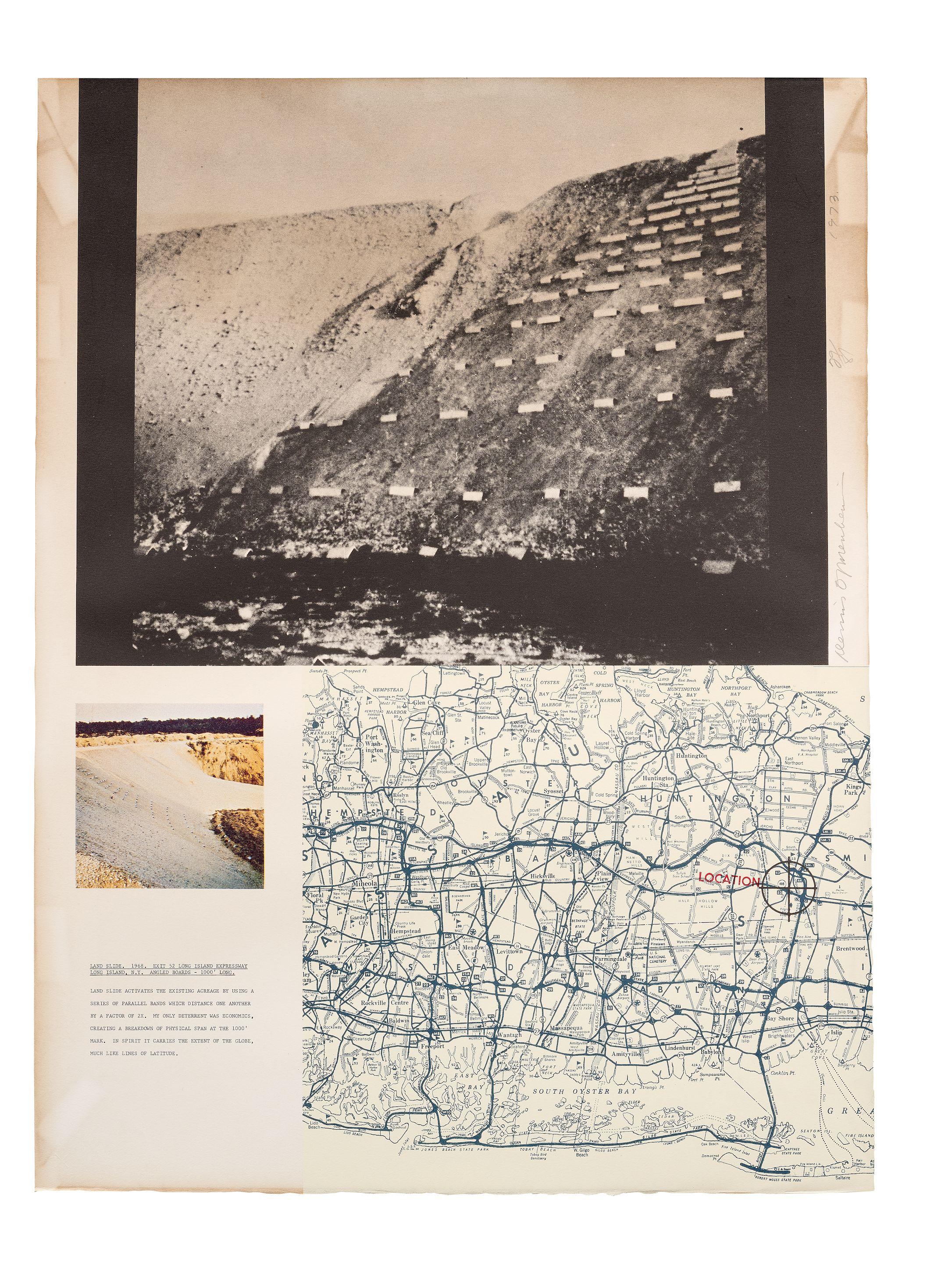 Dennis A. Oppenheim - Land Slide 1968, from Projects