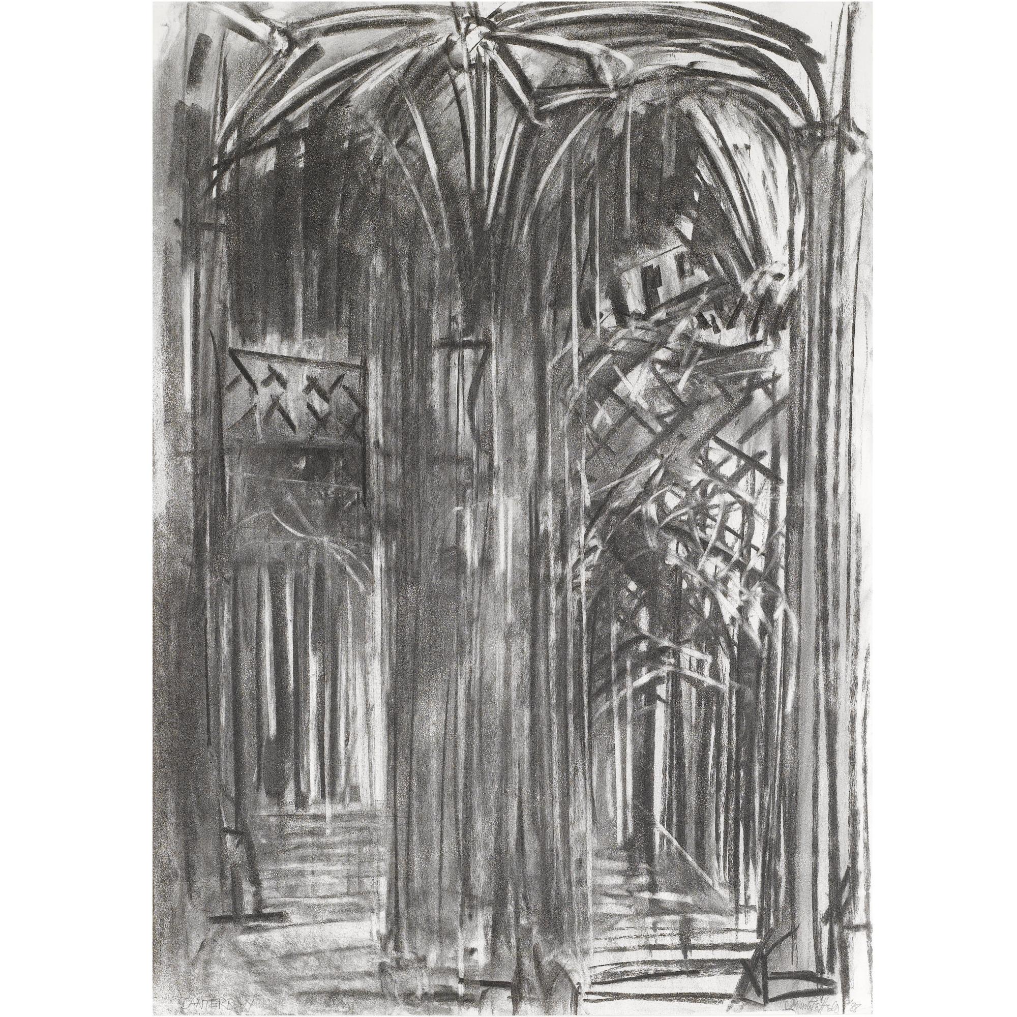 Dennis Creffield - Canterbury Cathedral, Interior I