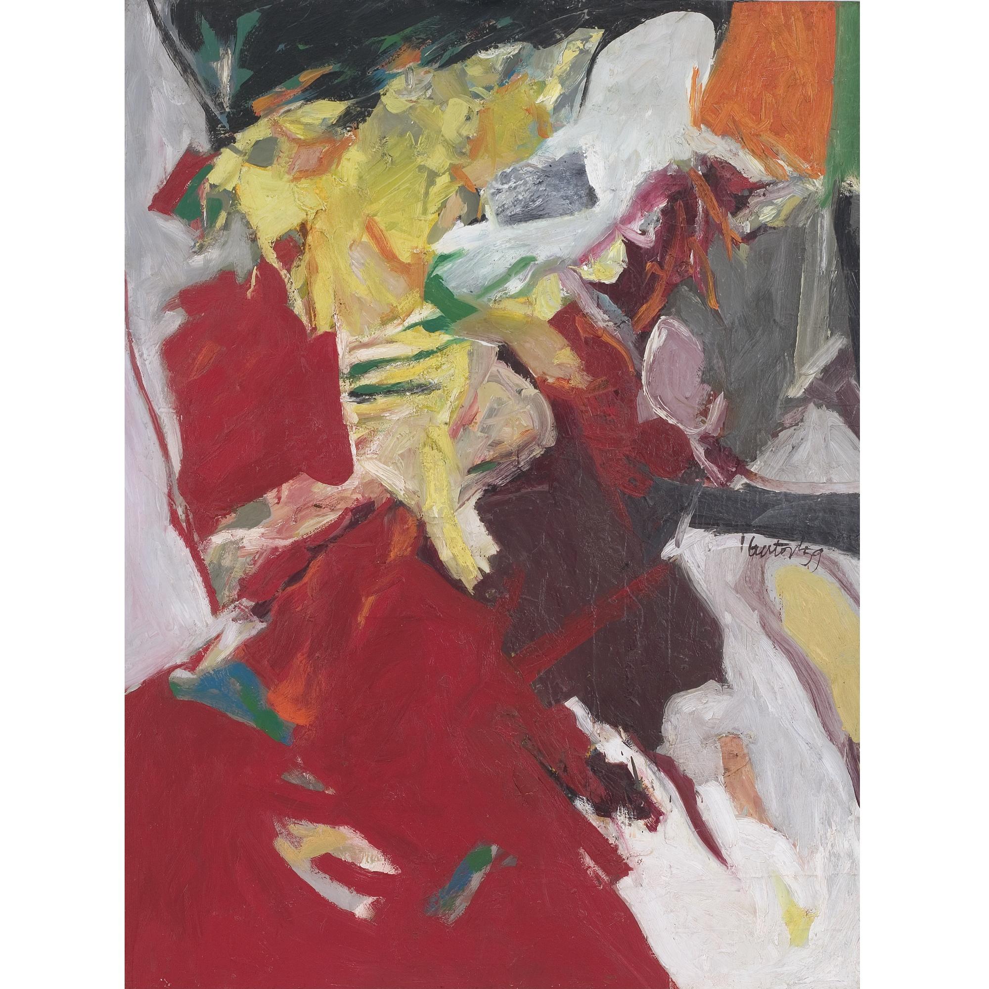 Dennis Eugene Norman Burtonb. - Abstract Composition