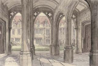 Dennis Flanders, R.W.S., R.B.A. - St. Cross College at Pusey