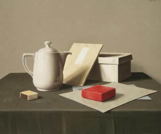 Dennis Mogelgaard - Still life with a red box