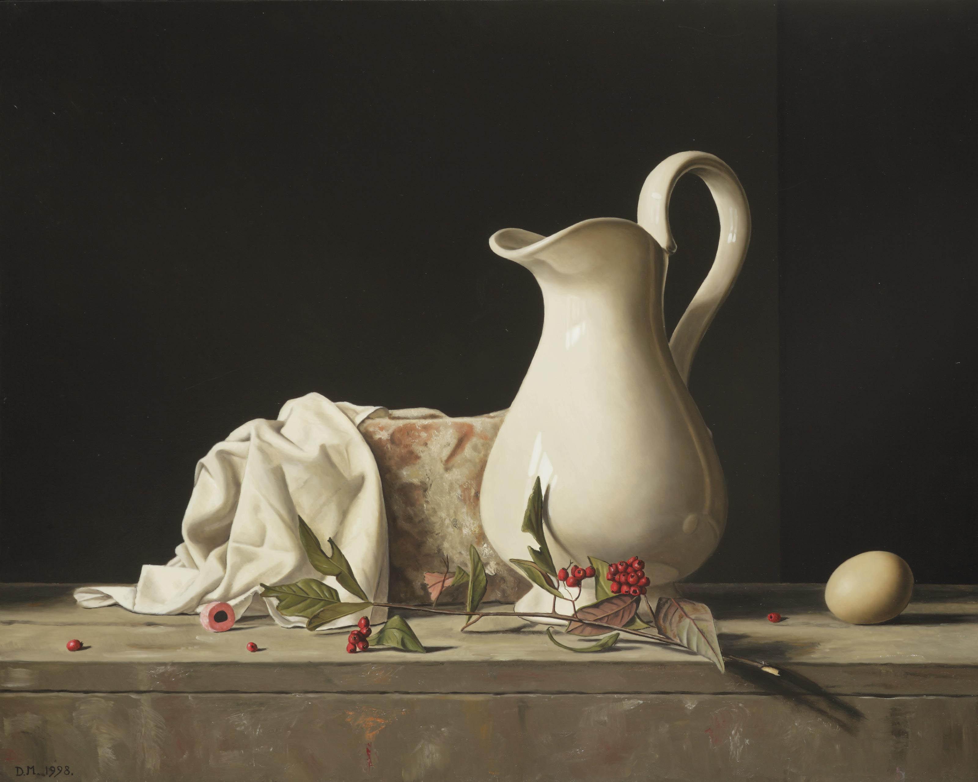 Dennis Mogelgaard - Still life with a white jug