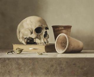 Dennis Mogelgaard - Still life with skull