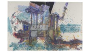 Dennis Oppenheim - Study For Object With A Memory (Diptych)