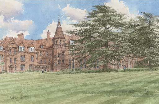 Dennis Roxby Bott, R.W.S. - Girton College, Emily Davies Court