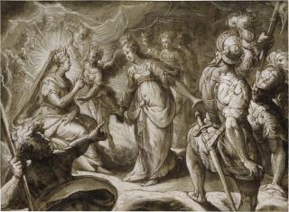 Denys Calvaert - The Clemency of Faustina