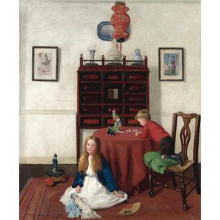 Denys George Wells - Children Playing