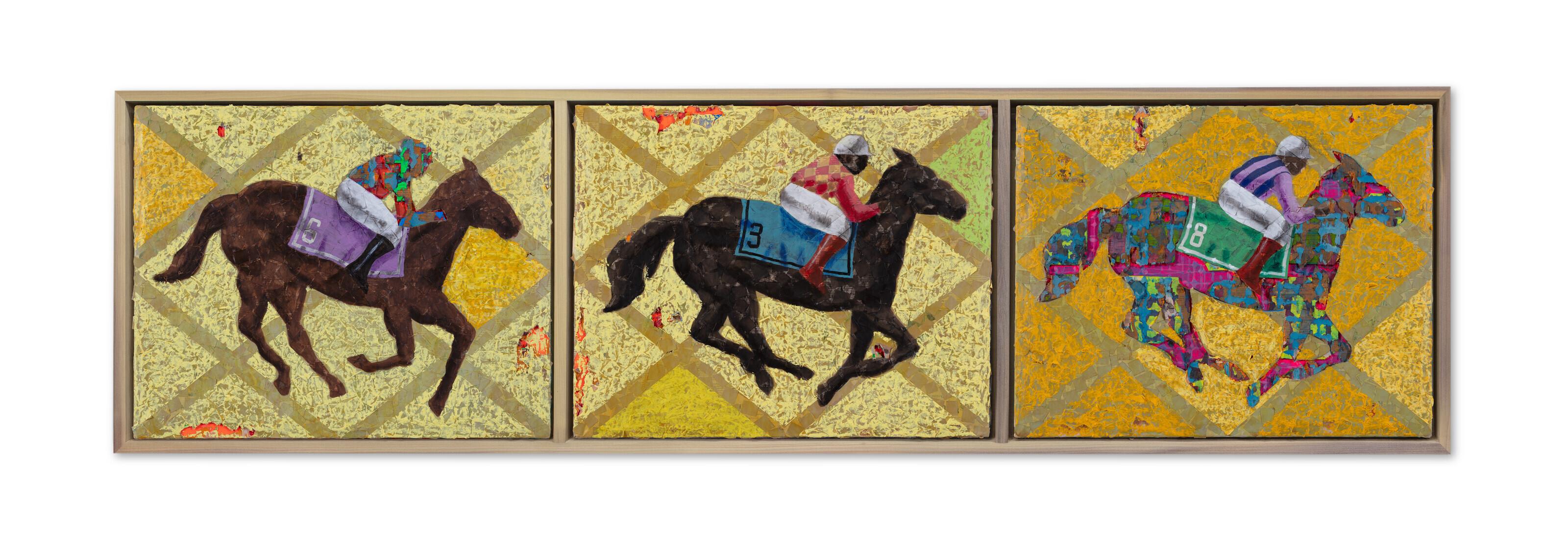 Derek Fordjour - Three Ghee Sunrise