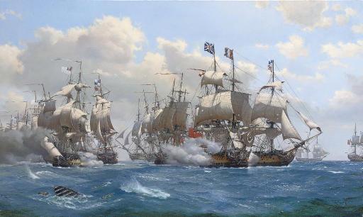 Derek George Montague Gardner, V.R.D., R.S.M.A. - The \'Glorious First of June\', 1794