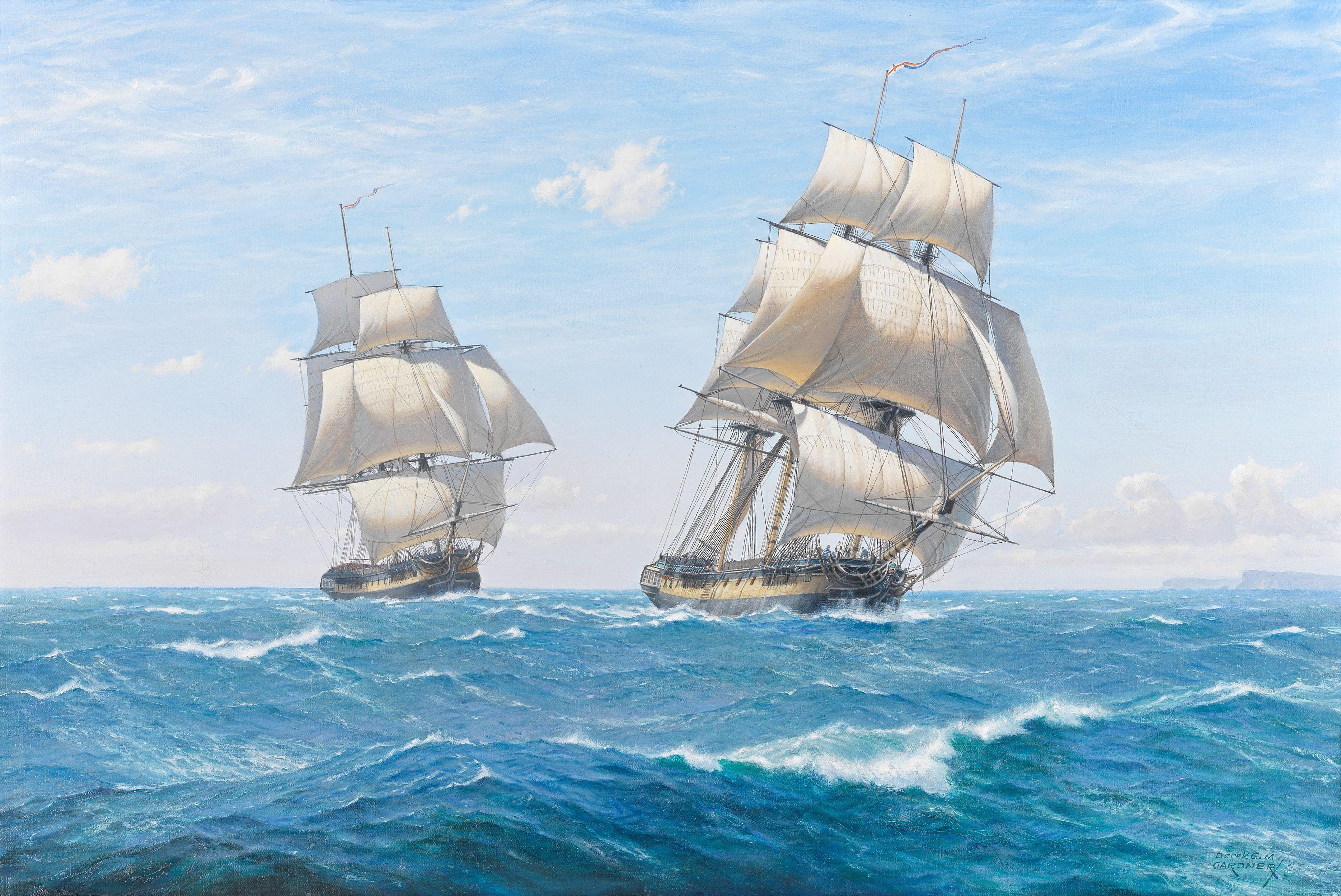 Derek George Montague Gardner - \'Proceed with all despatch.- Frigates at sea, 1795\'
