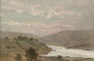 Derek Hill - Autumn towards Letterkenny from Manor Cunningham