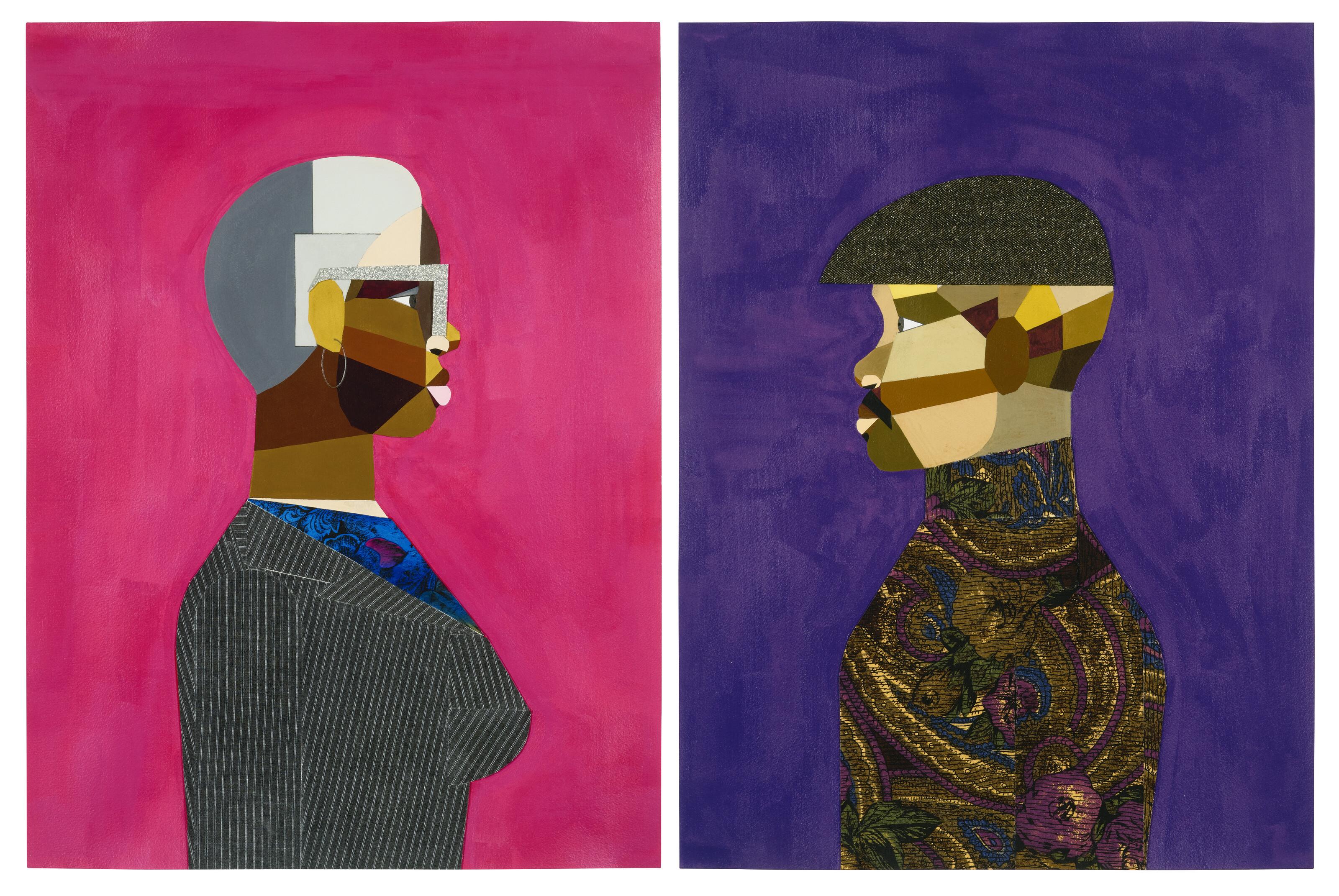 Derrick Adams - Interior Life (Man) & (Woman)