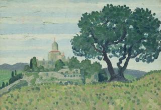 Derwent Lees - Church In A Landscape