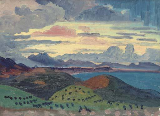 Derwent Lees - Sunset Over The Dalmatian Coast