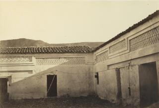 Désiré Charnay - Mitla, Intérieur De La Maison Du Curé, 1859Albumen Print, Flush-Mounted To Original Card. Printed Label With Title And The Photographer\'S And Printer\'S Names. Mounted And Framed.