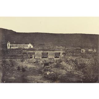 Désiré Charnay - \'Troisième Palais, Á Mitla: Façade\'