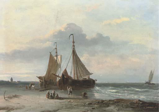 Desire Donny - Fisherfolk on the beach of Katwijk