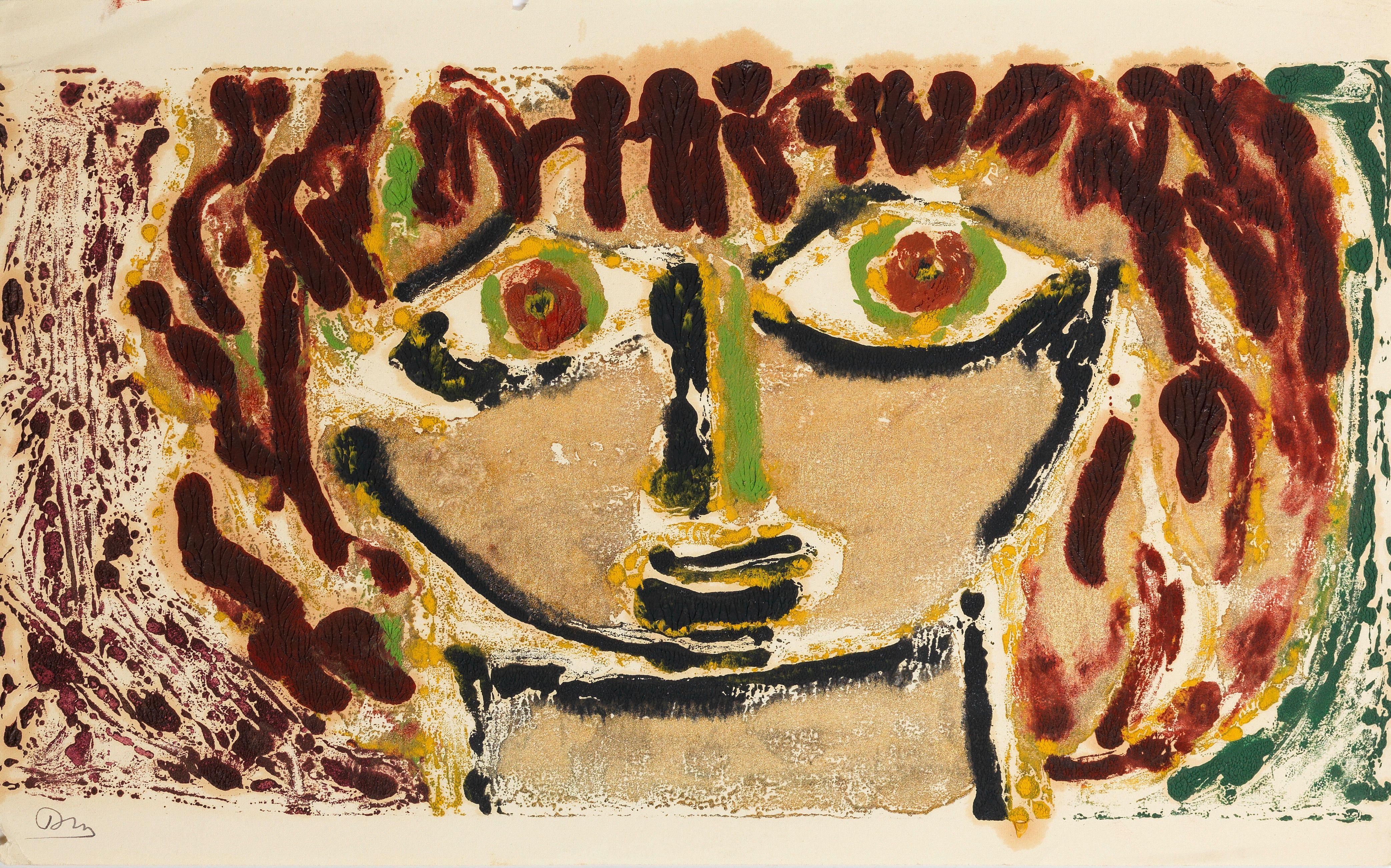 Desmond Morris - Face Of Concern Iv (Unframed)