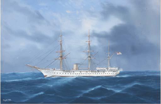 D\'Esposito - A British troopship at sea