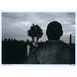 Destiny Deacon - Australian Man And Doll [C] - From Colour Blinded Series