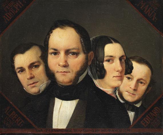 Detlev Conrad Blunck - Porträt der Geschwister Karchow