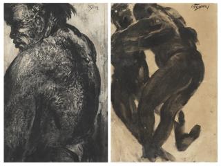 Devi Prasad Roy Chowdhury - The Leper; Wrestlers