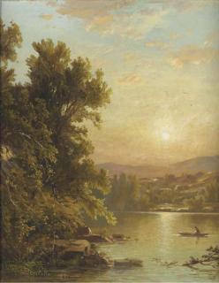 Dewitt Clinton Boutelle - Sunrise over the Catskills