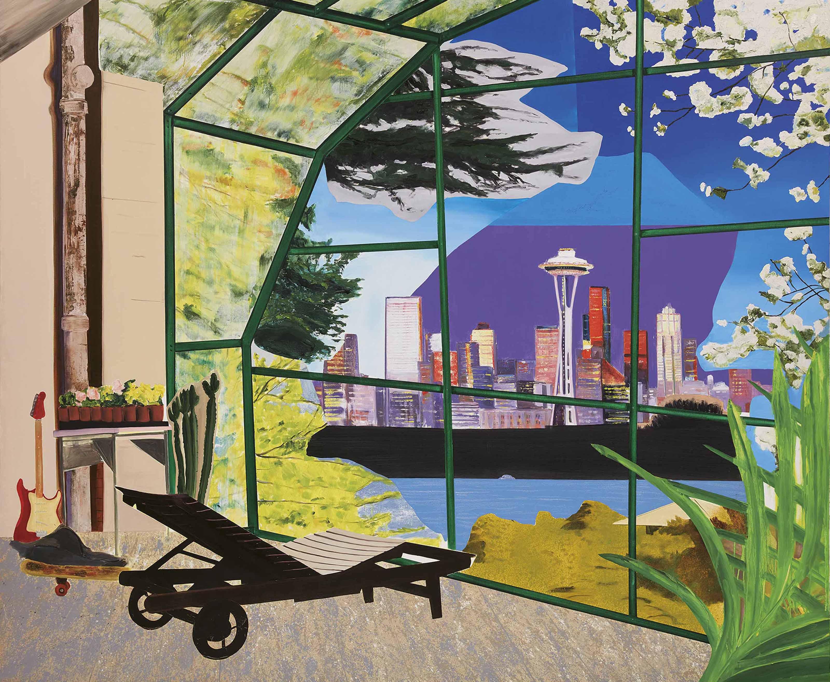 Dexter Dalwood - Kurt Cobain\'s Greenhouse