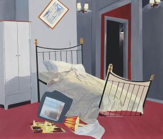 Dexter Dalwood - Room 100, Chelsea Hotel