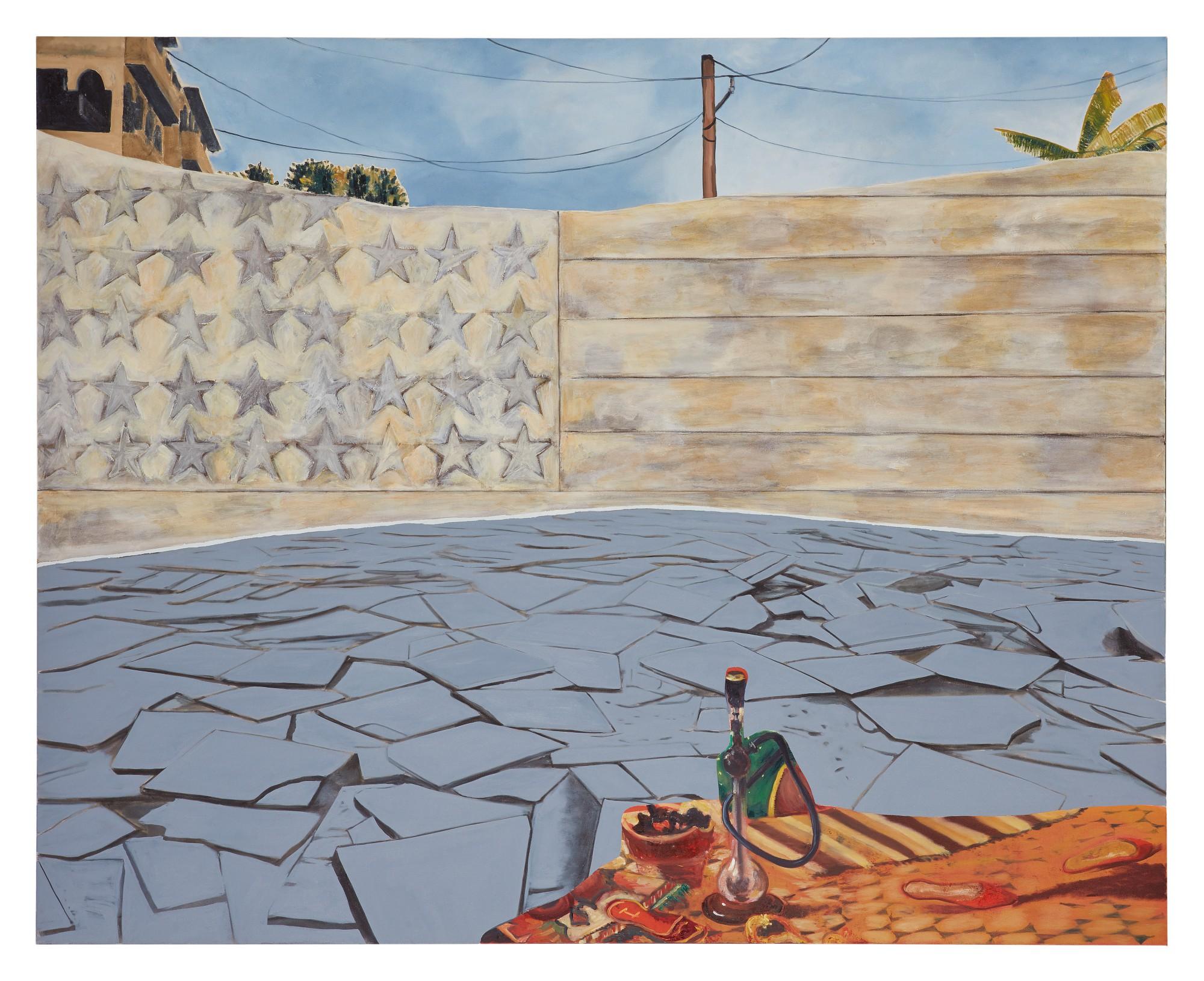 Dexter Dalwood - White Flag