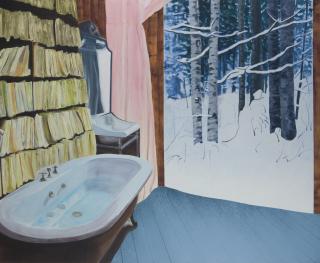 Dexter Dalwood - Wittgenstein\'s Bathroom