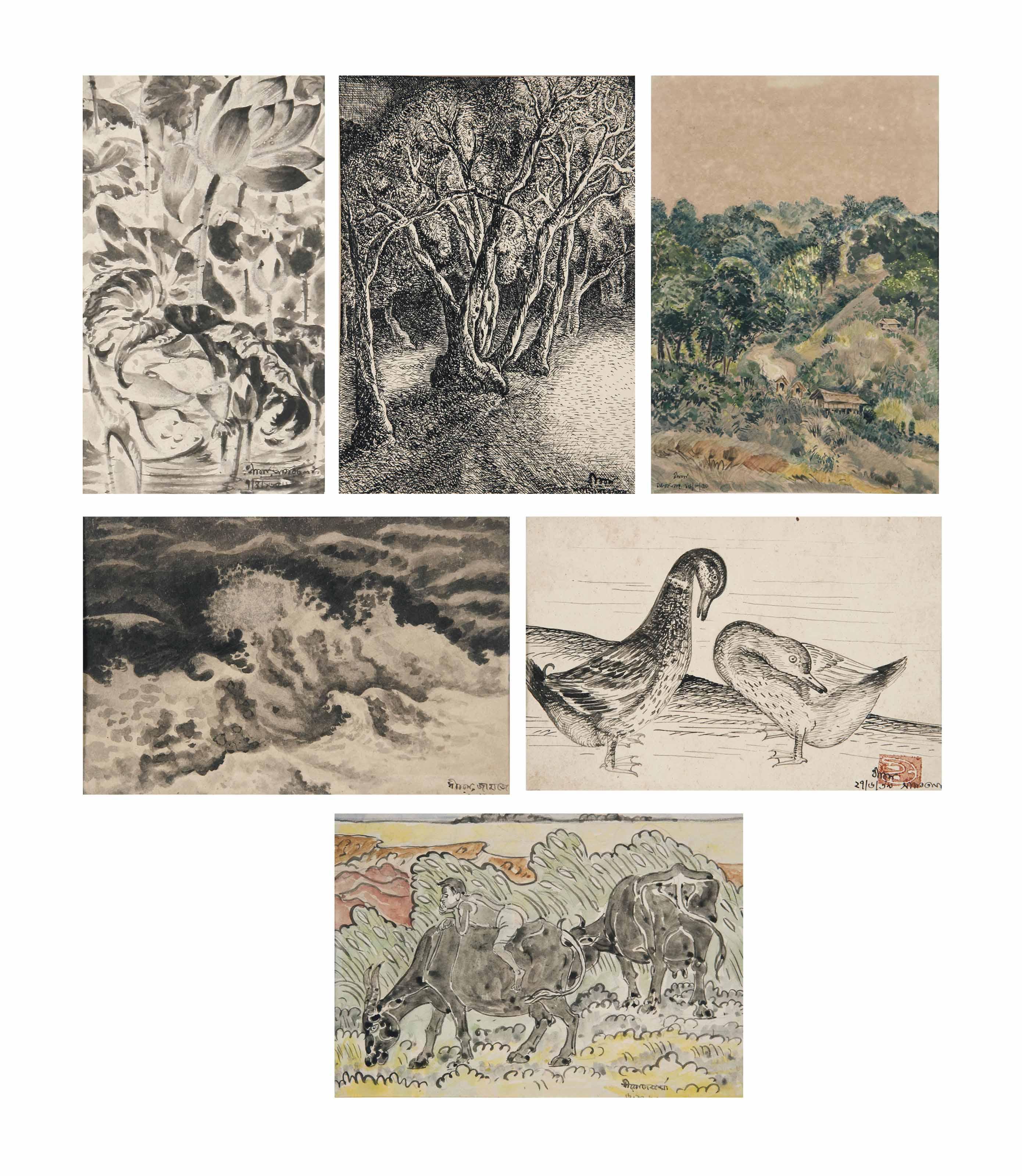 Dhirendra Krishna Deb Barman - Untitled