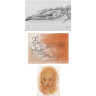 Dhruva Mistry - Three Works On Paper