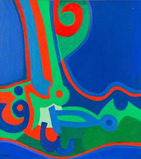 Dia Azzawi - Coloured Letters