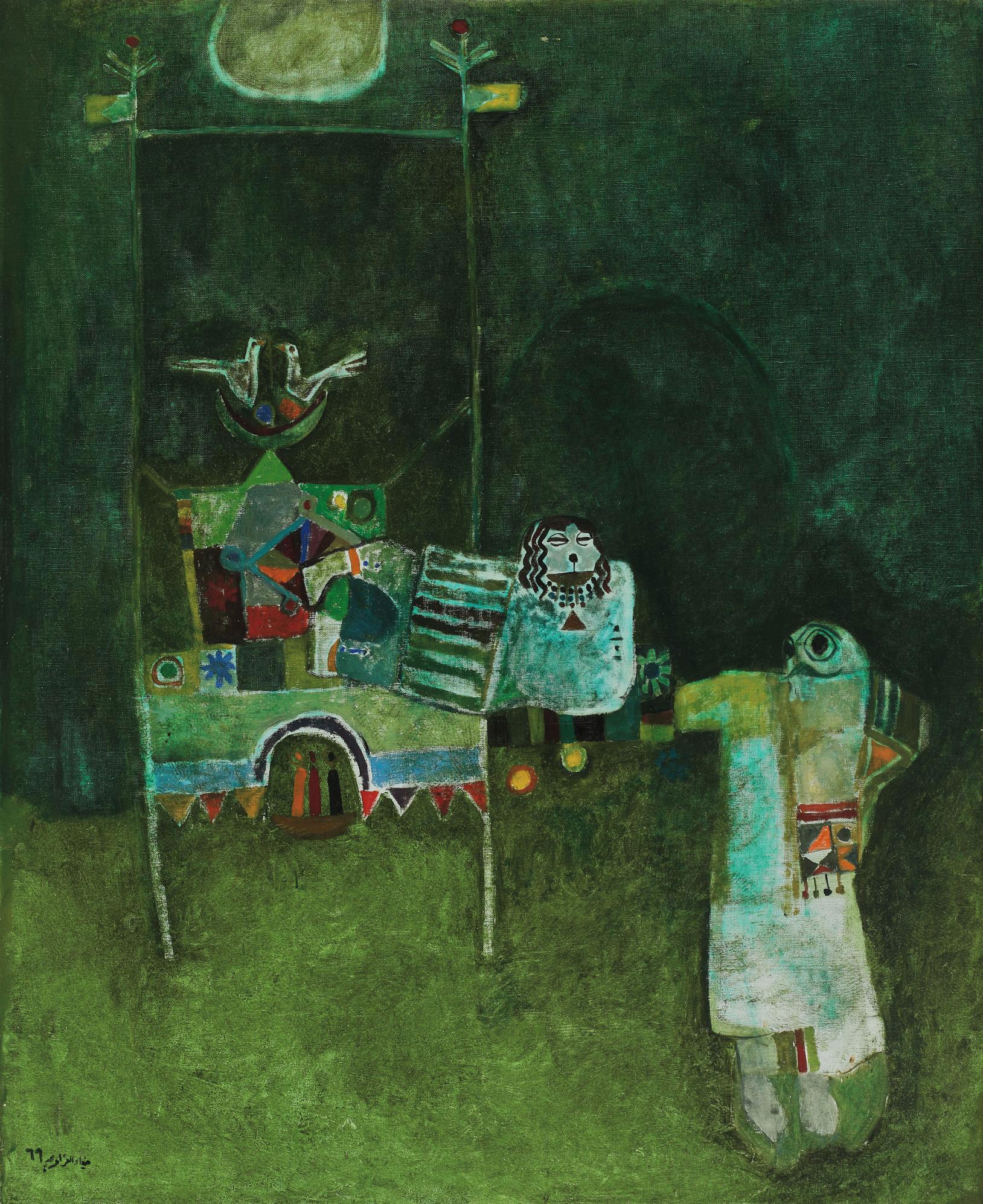 Dia Azzawi - Untitled