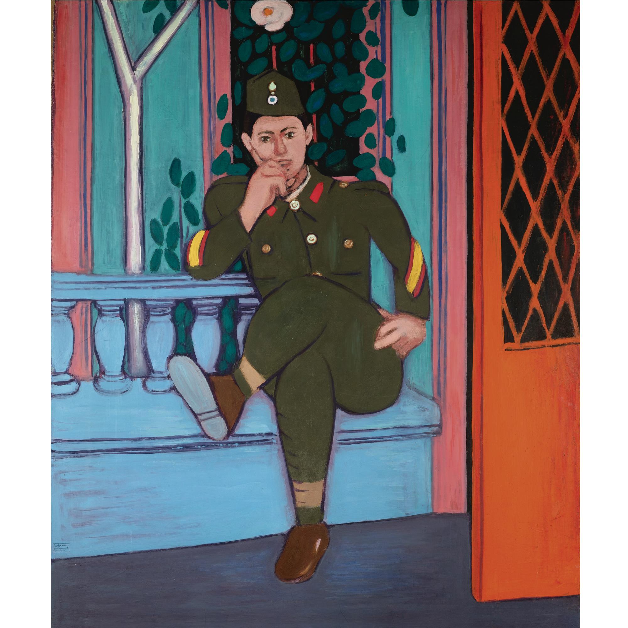 Diamantis Diamandopoulos - Greek Seated Greek Sergeant