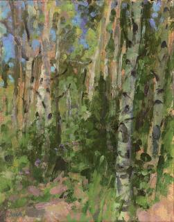 Diana Armfield, R.A. - Aspen Trees in the Rockies