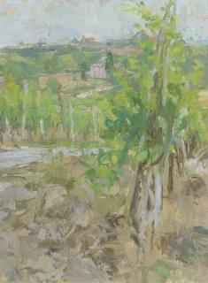Diana Armfield, R.A. - Below Montepulciano
